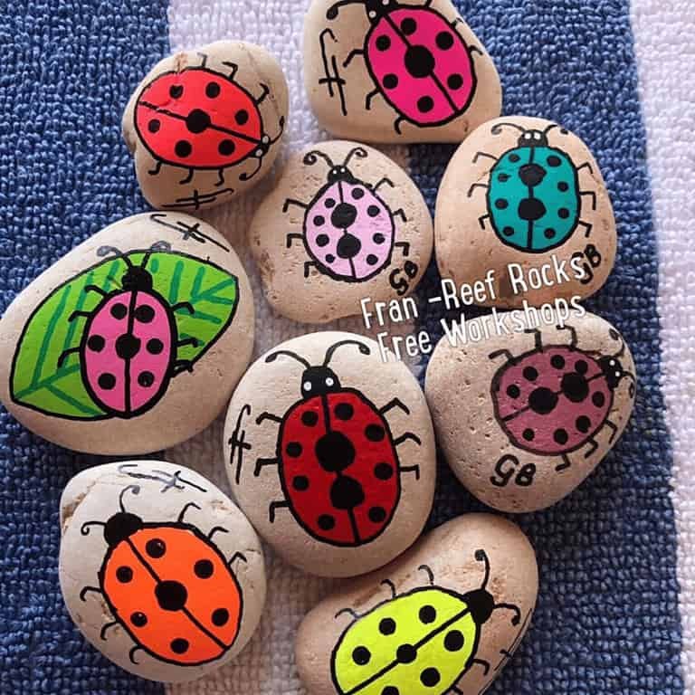 50+ Easy Spring Crafts - Painted Rock Ideas To Inspire You