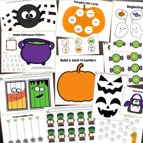 30+ Spooky Fun Halloween Activities Printables for Kids (Free)