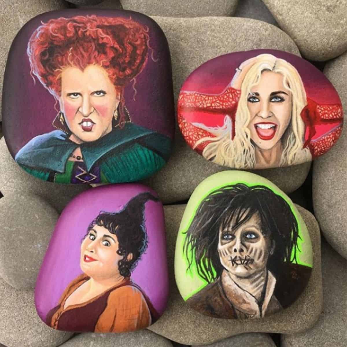 Over 50 Of The Best Halloween Painted Rocks On Instagram